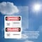 Signmission Ammonia - Amoniaco Danger Sign, Vinyl Decal, 10in W x 14in L, 2PK OS-2PACK-DS-D-1014-VS-1992 - alternate 3
